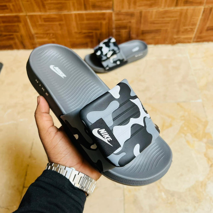 Nk-Inspired Grey & Black Slide