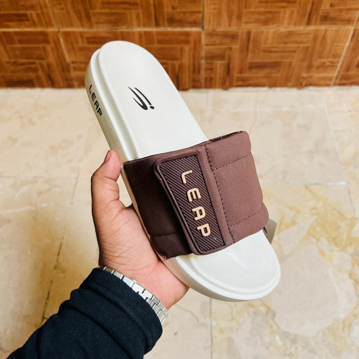 LEAP Brown Slippers - Everyday Comfort